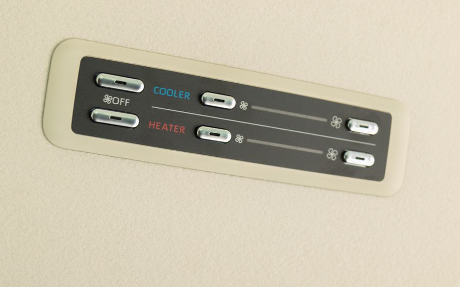 Control de aire acondicionado y calefacción